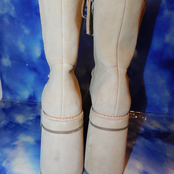 Free People Tan Platform Boots - Picture 4 of 6